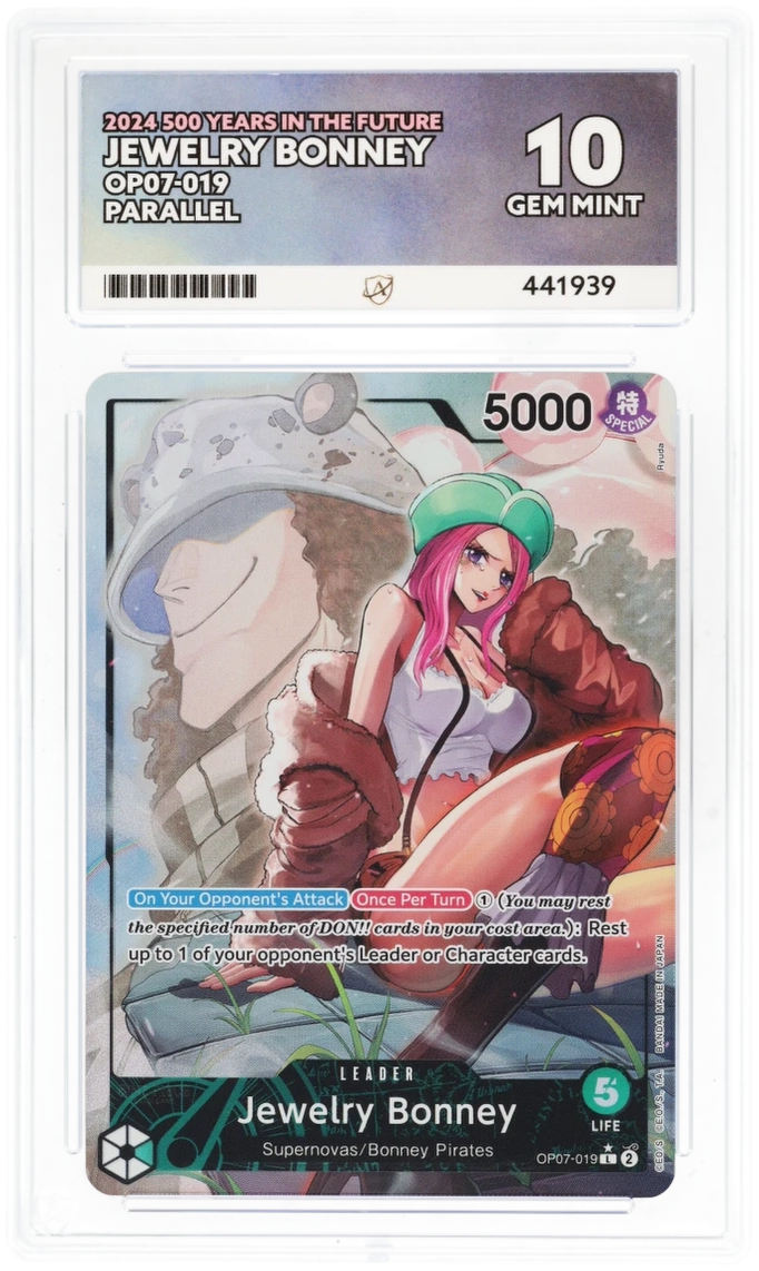 ACE GEM MINT 10 - Jewelry Bonney Leader Parallel (OP07-019)